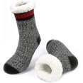 thumbnail image 2 of Calcetines Zapatillas de mujer Calcetines de zapatilla de casa antideslizantes gruesos Niña Invierno Cálido regalo de Navidad, 2 of 5