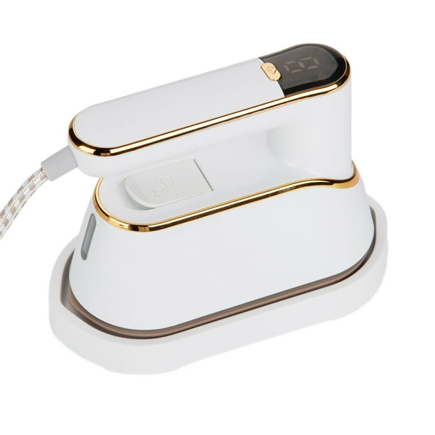 Yhmxh Utensilios de cocina Plancha de vapor portátil de 3 velocidades con pantalla digital, plancha de viaje, estándar europeo Muebles para cocina Accesorios de cocina Mueble organizador cocina