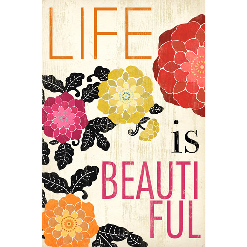 Life Is Beautiful Poster - Walmart.com