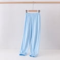 thumbnail image 4 of hengsof Boys Spring Summer Loose Joggers Pants Kids Elastic Waist Solid Color Pull On Cuffed Sweatpants 3-16 Years, 4 of 8