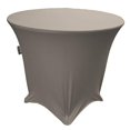 thumbnail image 1 of LA Linen TCSpandex48Rx30H_GrayLightX41 LA Linen Round Spandex Tablecloth, 48-Inch Round 30-Inch High, Gray Light, 1 of 1