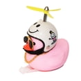 thumbnail image 1 of Adornos De Coche De Pato Rosa, Decoraciones Para Salpicadero De Coche, Gafas Geniales, Pato Con Casco De Hélice, Cadena Dorada Vogacara OD016040-02, 1 of 6