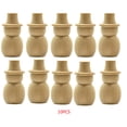 thumbnail image 1 of Imagen de madera DIY pintura hecha a mano marionetas muñeca imaginación desarrollar figuras adornos navideños pintados a mano 5/10 piezas Advancent JJ15118-07, 1 of 3