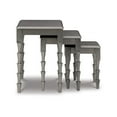 thumbnail image 4 of Signature Design by Ashley Contemporary Larkendale Accent Table (Set of 3) Metallic Gray, 4 of 5