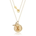 thumbnail image 4 of Harry Potter Wizarding World Golden Snitch Initial X Gold Plated Pendant Necklace, 18", 4 of 5