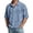 A-BU21243, variant on Bibifish Mens Polo Shirts Short Sleeve Waffle Knit Relaxed Fit Casual Shirts Pocket Daily Wear Tops