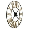 thumbnail image 2 of 24" Roman Numeral Round Wall Clock with Metal Frame, 2 of 3