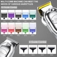 thumbnail image 5 of Hatteker Hair Clipper for Men Professional Hair Cutting Kit with T-Blade Trimmer Rechargeable, 5 of 7
