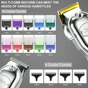 Hatteker Hair Clipper for Men Professional Hair Cutting Kit with T-Blade Trimmer Rechargeable