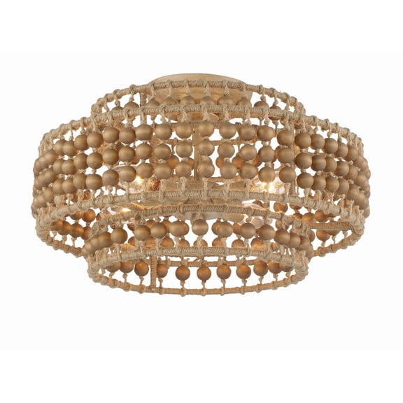 Crystorama Lighting - Three Light Ceiling Mount - Ceiling Mount - Silas - 3