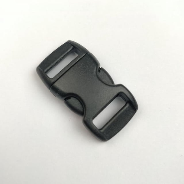 Hebillas de correa ancha, hebillas de repuesto de plástico negro, hebillas de mochila, hebillas de clip, aptas para el mantenimiento de hebillas, cierres de cinturón de equipaje ZefeiWu 8390615032988