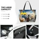 thumbnail image 3 of Fotbe Sunset Airplane Travel View Bolsa de Viaje para Playa - Resistente al Agua, Bolsa Tote de Gran Capacidad y Ligera con 7 Bolsillos para Mujeres y Hombres, 3 of 7