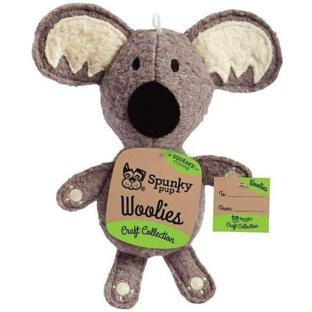 Spunky Pup SP00839 Woolies Koala Dog Toy