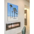 thumbnail image 4 of "Palms on the Beach" Painting Print on Wrapped Canvas, 4 of 5