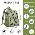 thumbnail image 6 of Rottweiler with Floral Backpack Backpack for School,Cute School Bag,Schoolbag with Adjustable Shoulder Straps & Padded Back,13.8"x11.4"x6", 6 of 6