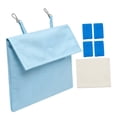 thumbnail image 2 of Bolsa de hielo para jaula de mascotas, bolsa colgante aislante para enfriar mascotas, de hielo para hurones, chinchillas, conejos, viajes en Azul con 4 cajas, 2 of 8