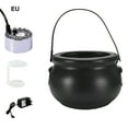 thumbnail image 1 of stanreset Halloween Witch Cauldrons Fog Maker Spooky Mist Effect Wide Application Safe To Festive Decorations silver EU Plug 1Set, 1 of 6