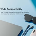 thumbnail image 5 of SDFGTstore USB C Coaxial Cable 10Gbps Data Transmission For AR Glasses 4K@60Hz Video Transfer PD60W Fast Charging 1m 2m Lengths, 5 of 8