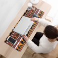 thumbnail image 3 of Long Mouse Pads for Desk,Halloween Stripe Scene Pattern Desk Mats on Top Of Desks, Desk Mouse Pad Extra Large with 3mm Non-Slip Base and Stitched Edge for Gaming,Office,Work,Home 31.5x11.8in, 3 of 5