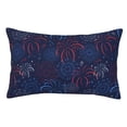 thumbnail image 1 of Fotbe Firework Funda de Almohada Decorativa Estilo Occidental, Lujo en Algodón, Fundas para Almohadas King, Cojín Estampado para Decoración del Hogar-20"x30", 1 of 6