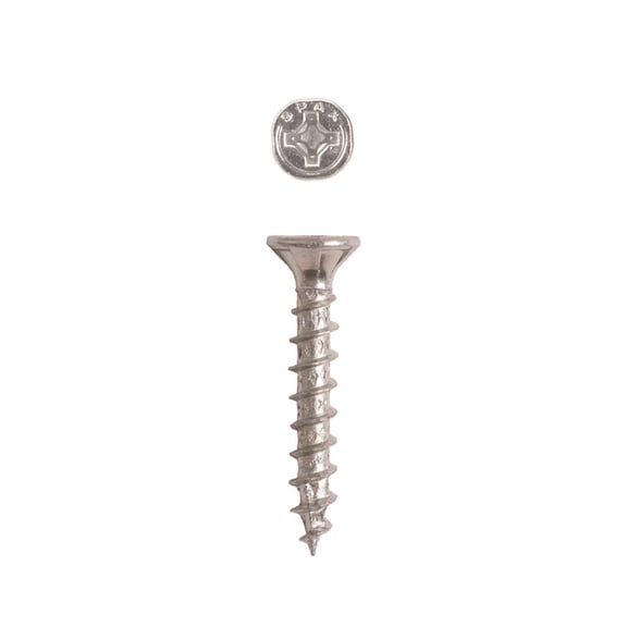 Spax 4101010400322 Multi-Material Screws, Flat Head, Phillips, 8'' X 1-1/4'', Box 30