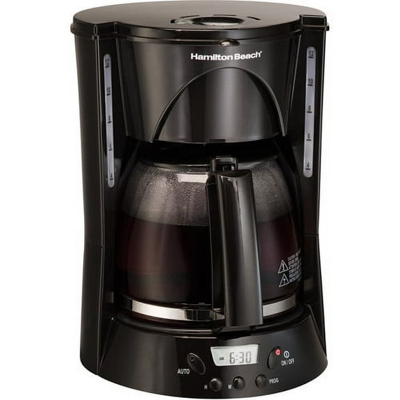 Hamilton Beach 12-Cup Coffee Maker, Black