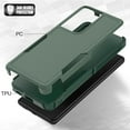 thumbnail image 4 of for Samsung Galaxy S21 Ultra Case: Dual Layer Protective Heavy Duty Cell Phone Cover Shockproof Rugged with Screen Protector - Military Protection Bumper Tough - Samsung Galaxy S21 Ultra, Dark Green, 4 of 9
