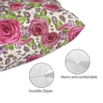 thumbnail image 5 of Cauagu Rose Mix Leopard 4 Print Pillow Covers with Envelope Closure,1PC Pillow Cases Decorative Pillow Case for Bed & Couch, Pillows Not Included-20"x30", 5 of 6