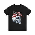 thumbnail image 2 of Streetwear Unisex Jersey Short Sleeve Skull With USA Eagle Artistic T-Shirt, 2 of 10