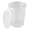 Clear, variant on Karat [240 Pack - 16oz] Deli Containers, Injection Molded PP Food Containers, Plastic Deli Cups