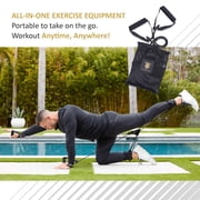 Total Body Band, 20 lbs, Heavy, Charcoal, Full Body Workout Band, Strength & Core Training