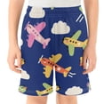 thumbnail image 2 of Airplane Dark Pattern Athletic Shorts Breathable with Comfort Fit Drawstring Casual Sweatshorts Medium, 2 of 9