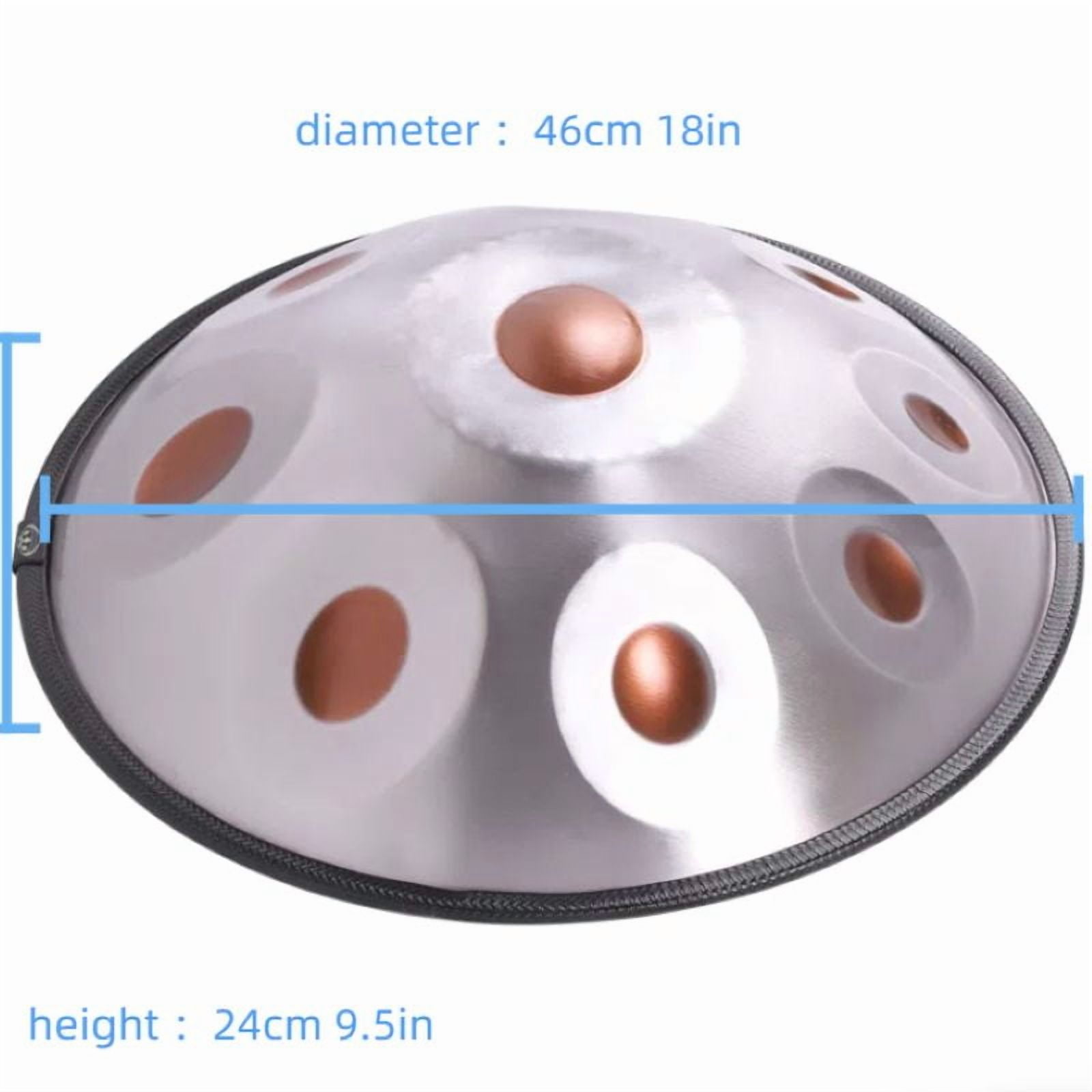 9-Tone Golden Eye Handpan Drum: Easy for Beginners, Unique Tone - Ideal for Home Creation, Outdoor Performance, Music Enthusiasts