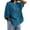 Blue, variant on ManxiVoo Classic Vintage Women's Linen Shirt Relaxed Fit Button Down with Roll Tab Sleeves for Everyday Elegance XXL Size Blue