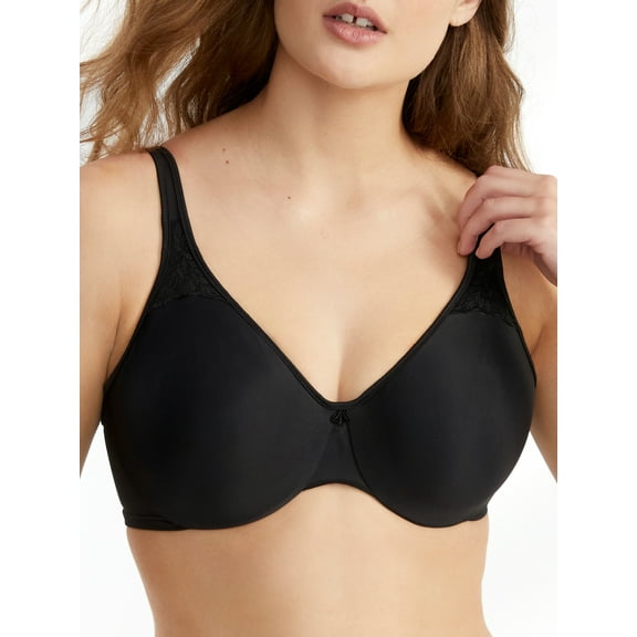 Women's Bali 3385 Passion for Comfort Minimizer Underwire Bra (Black 34DDD)