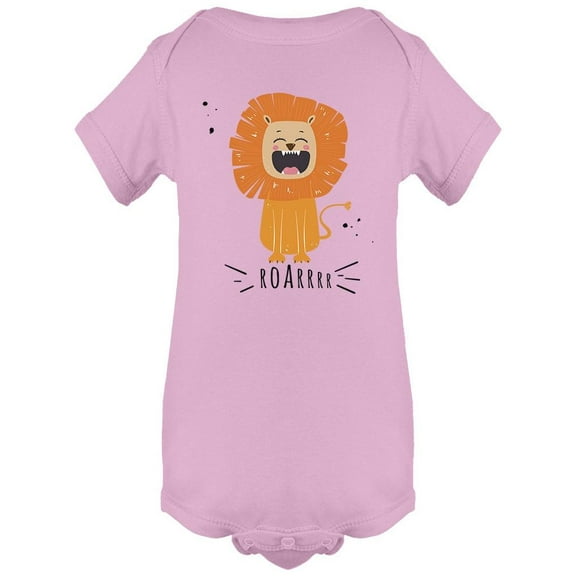 Roar Cute Lion Bodysuit Infant -Image by Shutterstock,  12 Months