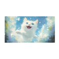 thumbnail image 2 of Dailycode Cute Cat Flying in Sky Bathroom Rugs Non Slip Absorbent Soft Plush Quick Dry Bath Mat, 39"x20", 2 of 8