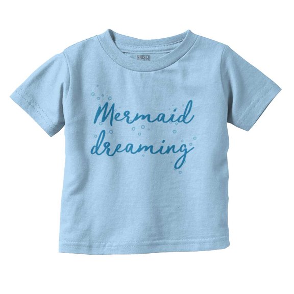 Mermaid Dreams Water Babies Beach Day Youth T Shirt Tee Girls Infant Toddler Brisco Brands 12M