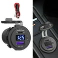 thumbnail image 2 of Type-C PD + USB Charger Socket Adapter Power Outlet For 12V 24V Car Motorcycle, 2 of 11