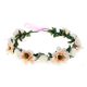 thumbnail image 1 of Vestido de novia con corola de flores de rosa, corona de cinta ajustable, corona europea y americana, 1 of 6