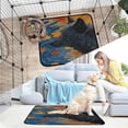 thumbnail image 7 of RMDQTR 2Pack Set of Medium and Large Pet Potty Pads Reusable Ultra-Absorbent Pet Training Pads Leak-Proof Pet Pads Wolf and Falling Leaves, 7 of 7