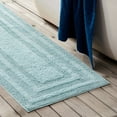 thumbnail image 2 of Eddie Bauer Logan Sea Blue Bath Runner Rug, 2 of 6