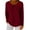 Summer Tops Wine, variant on Womens Plus Size Spring Clothes, Fall Sweaters for Women Fashion Loose Fit Knitted Ribbed Crewneck Long Sleeve Pullover with Bows