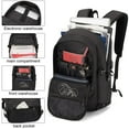thumbnail image 4 of Tzowla Laptop Travel Slim School Backpack Water Resistant Anti-Theft Bag with USB Charging Port and Lock 15.6 Inch Computer Business Backpacks for Men, 4 of 6