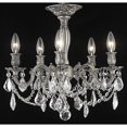 thumbnail image 2 of Elegant Lighting Rosalia 18" 5 Light Royal Crystal Chandelier, 2 of 2