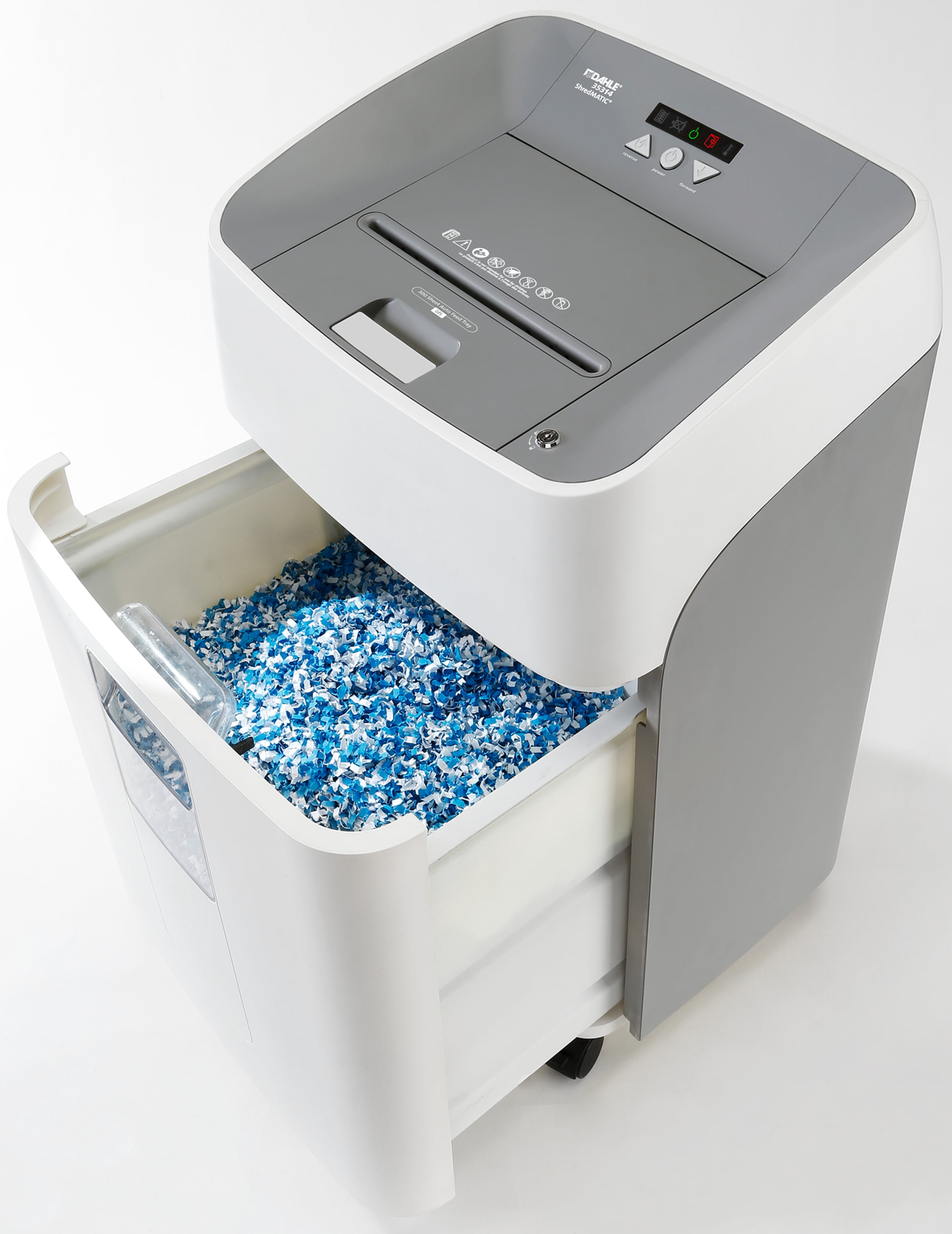 Dahle PowerTEC 808 MS Media Shredder, Destroys Cell Phones, Mini Tablets,  SSDs & Flash Drives, Chain Driven 3.5 HP Motor, Security Level O-3/E-3 for