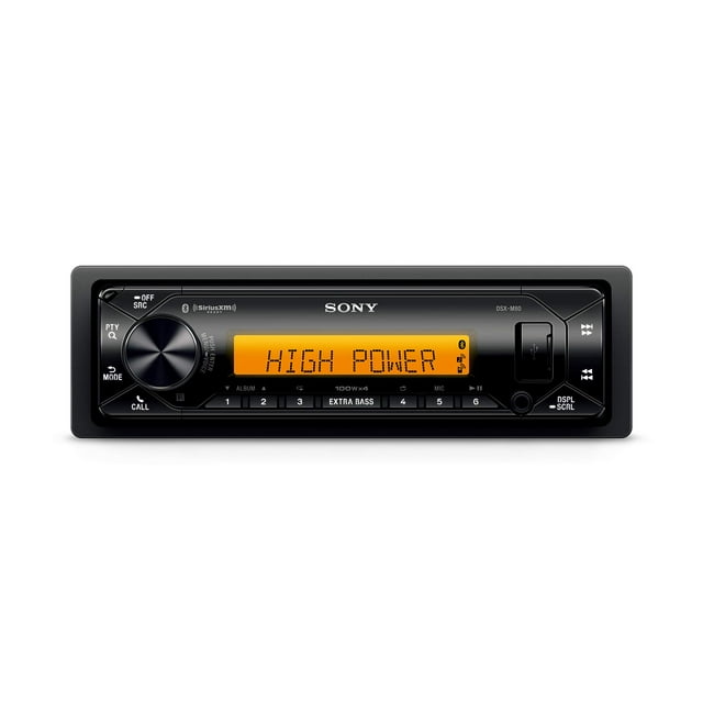 Receptor multimedia digital Sony DSX-M80 de 45 W x 4 RMS con Bluetooth