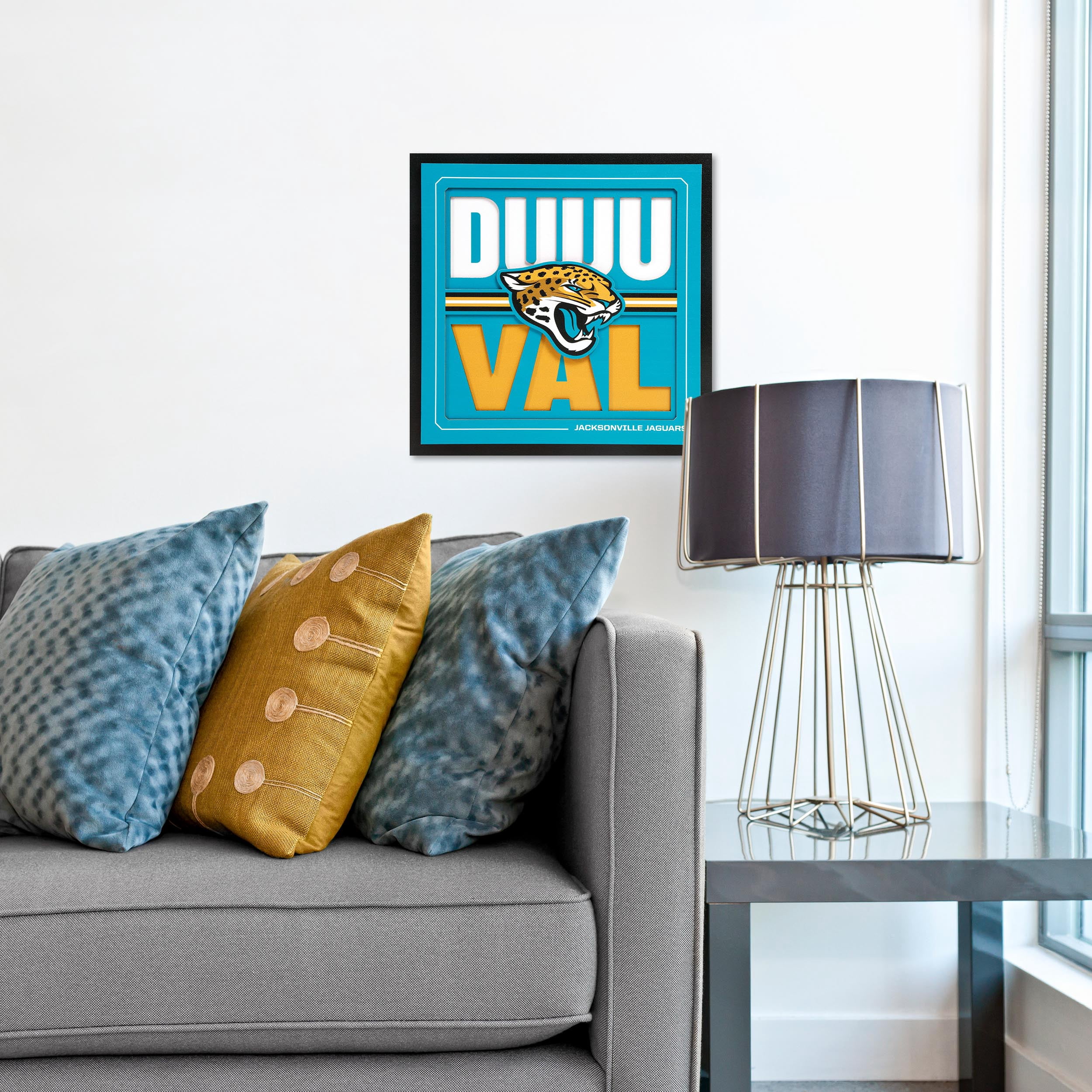 YouTheFan NFL Jacksonville Jaguars Slogan Series 3D Wall Art