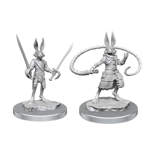Miniaturas: Los maravillosos pícaros de Harengon sin pintar de D&D Nolzur de WizKids
