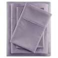 thumbnail image 1 of Beautyrest Ensembles de Draps Rafraîchissants en Satin de Coton et Polyester Contemporain Violet, 1 of 8